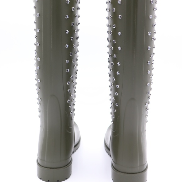 YSL Yves Saint Laurent Festival 25 Studded Boots - Picture 6 of 8